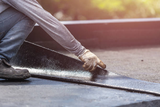 Professional Waterproofing technician working in Marbury, MD